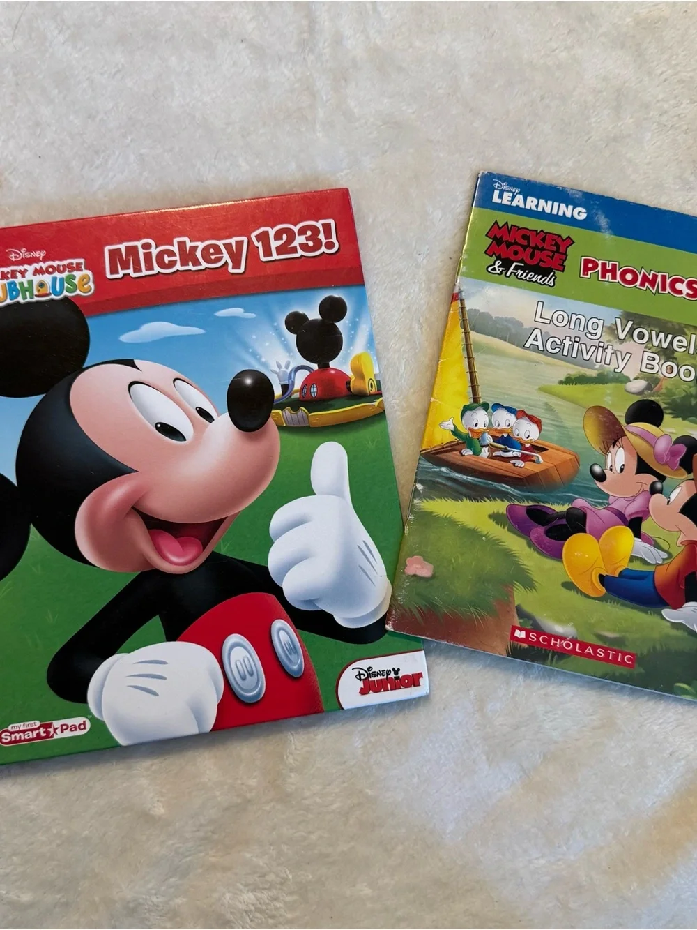 Disney Mickey Mouse Kids Book Pair Reading Help